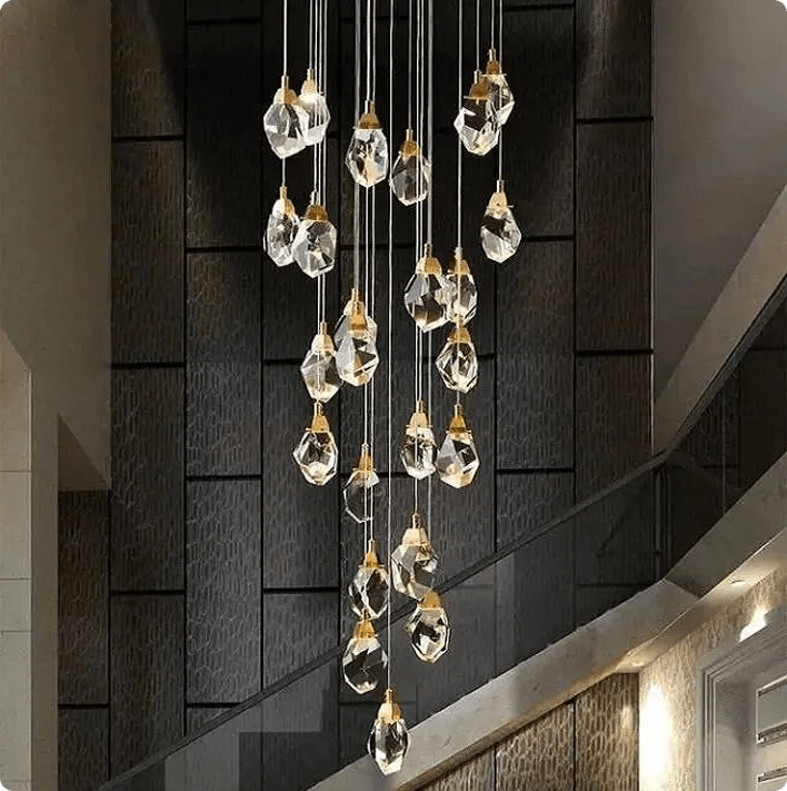 Custom lighting finish and size options