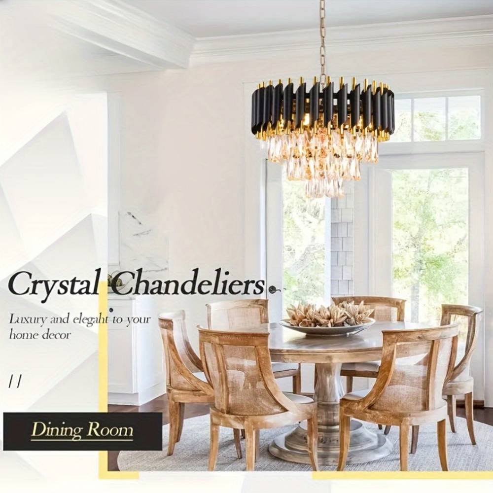 Adenn Crystal Pendant Chandelier Modern Chandelier