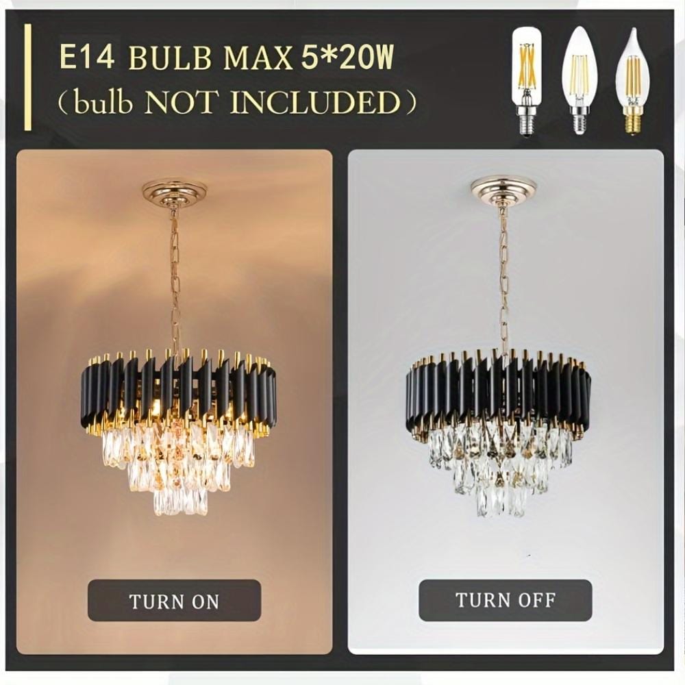 Adenn Crystal Pendant Chandelier Modern Chandelier