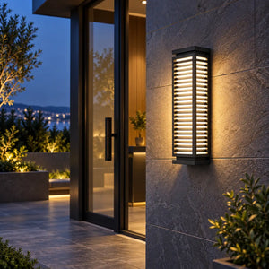 Aeris Modern Exterior Light Fixture 12" (30cm) / Warm White 3000K Modern Chandelier