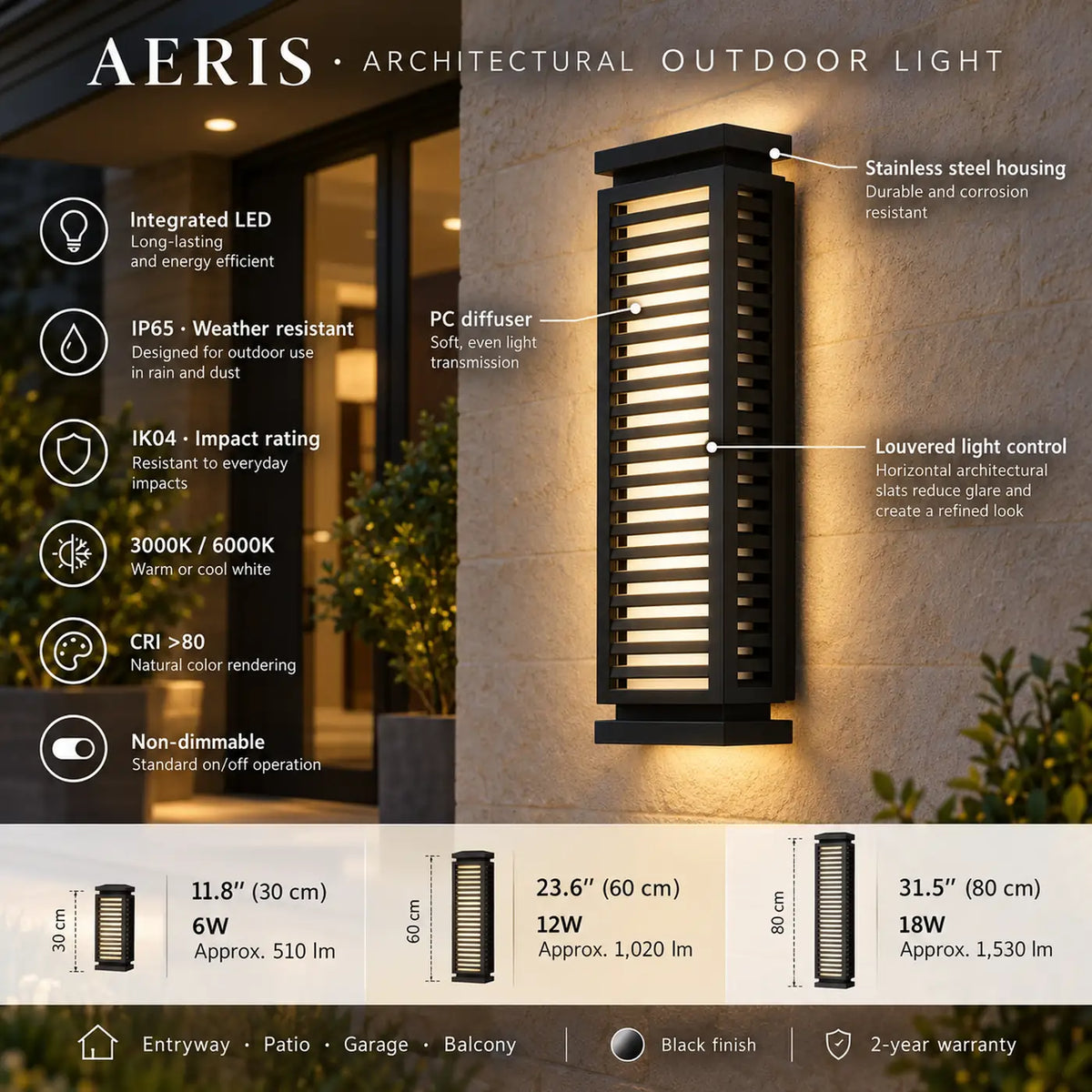 Aeris Modern Exterior Light Fixture Modern Chandelier