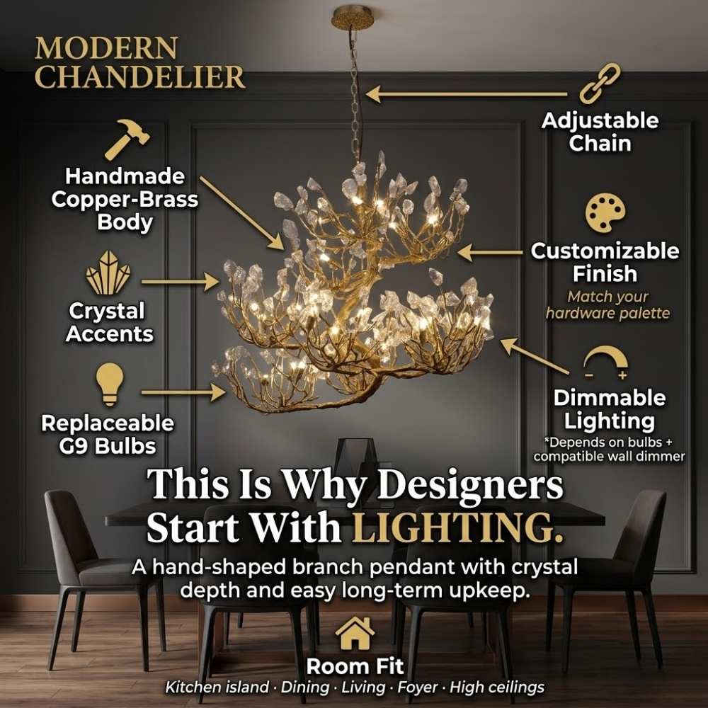 Alaric Tree Branch Pendant Light Modern Chandelier