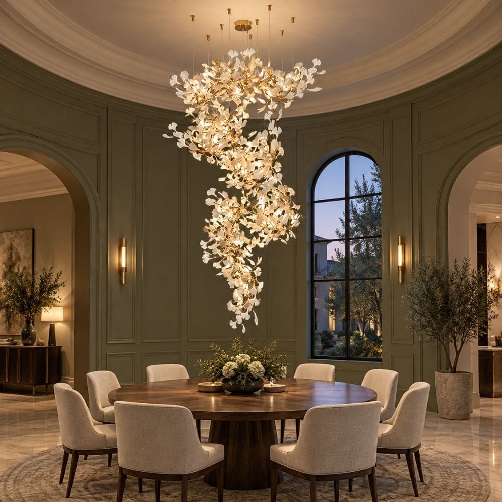 Alba Branch Staircase Chandelier Modern Chandelier