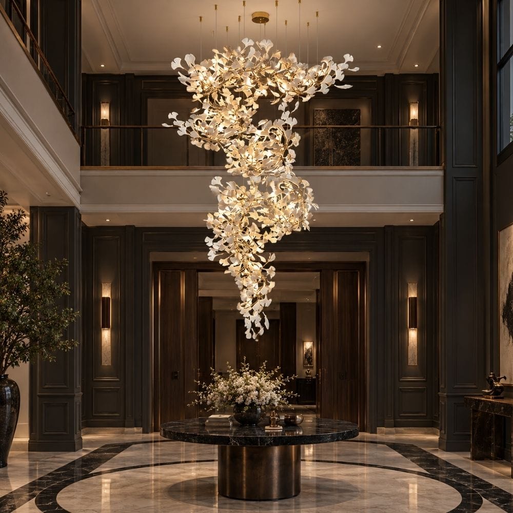 Alba Branch Staircase Chandelier Modern Chandelier