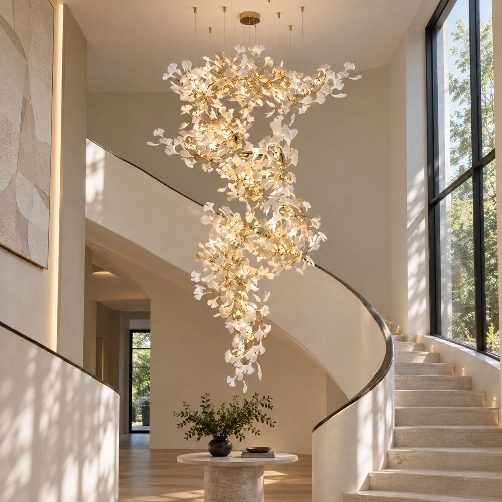 Alba Branch Staircase Chandelier Modern Chandelier