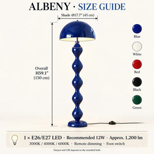 Albeny Mushroom Floor Lamp Modern Chandelier