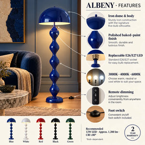 Albeny Mushroom Floor Lamp Modern Chandelier