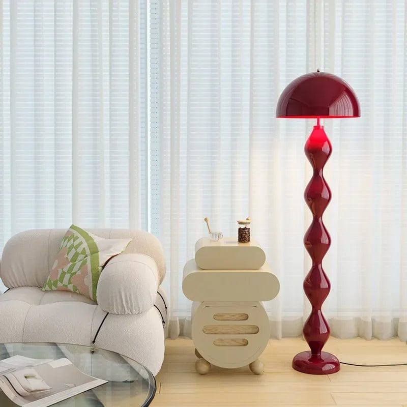 Albeny Mushroom Floor Lamp Red / US Modern Chandelier