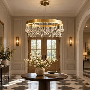 Alvin Gold Ring chandelier 1 Ring - 39.4'' (100cm) / Warm White 3000K Modern Chandelier
