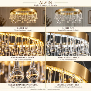 Alvin Gold Ring chandelier Modern Chandelier