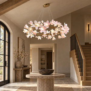 Amarante Floral Branch Ring Chandelier Modern Chandelier