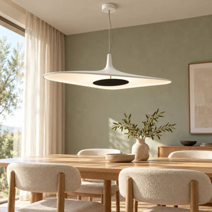 Amy Pendant Ceiling Chandelier White / L23.6'' (60cm) / Warm White 3000K Modern Chandelier