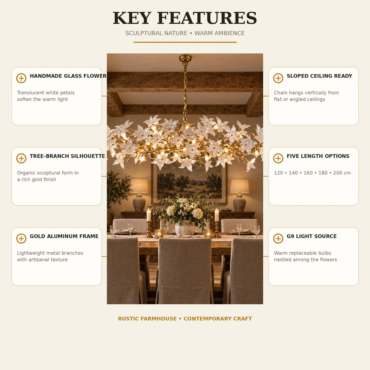 Anya Rustic Tree Branch Chandelier Modern Chandelier