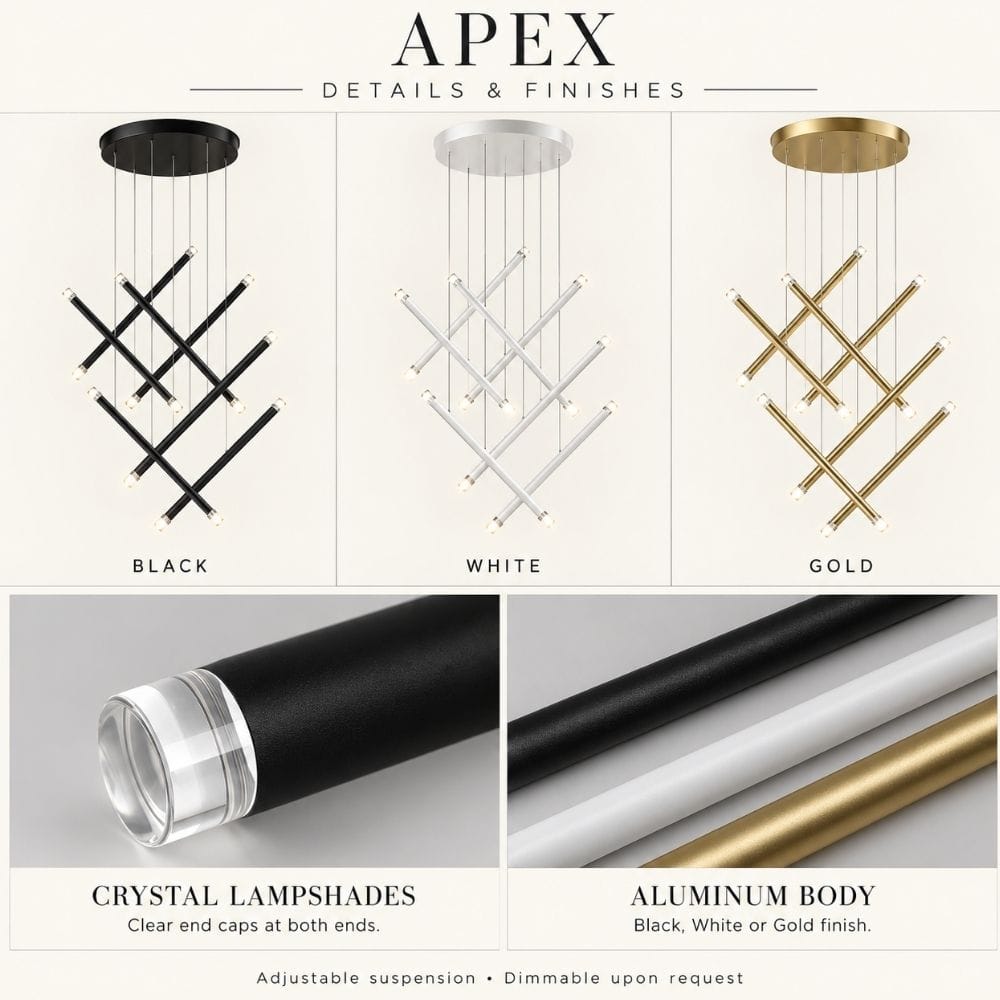 Apex Modern Staircase Chandelier Modern Chandelier