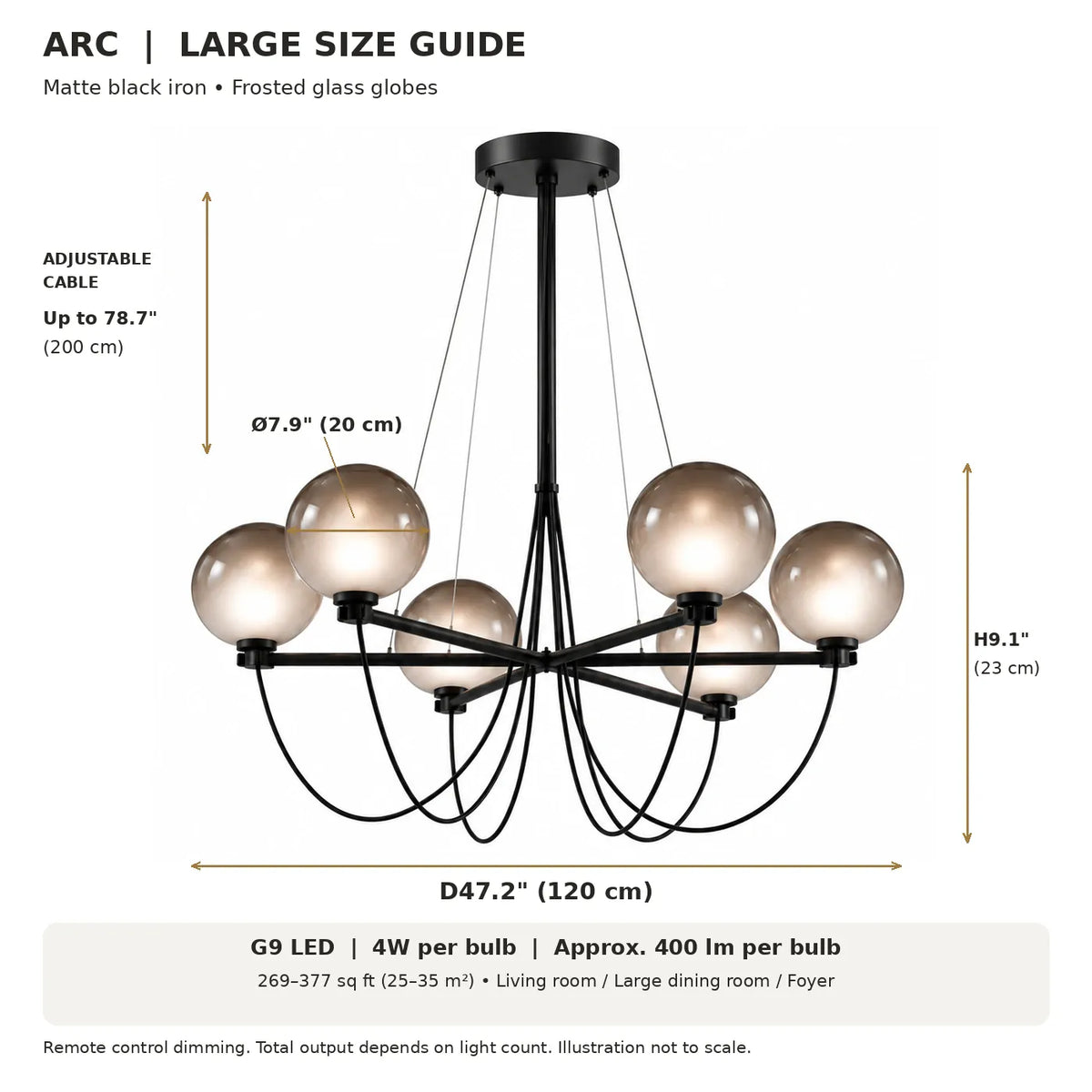 Arc Modern Black Chandelier Modern Chandelier