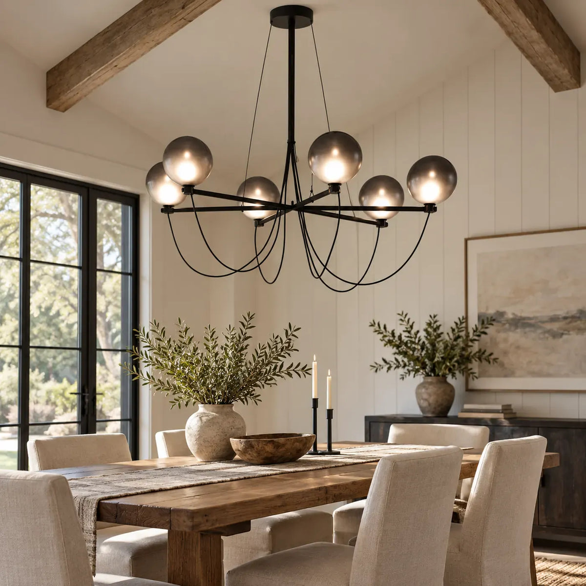Arc Modern Black Chandelier Modern Chandelier