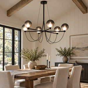 Arc Modern Black Chandelier Modern Chandelier