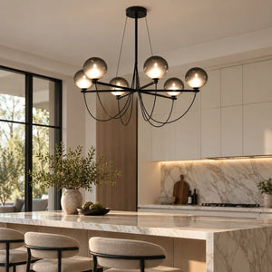 Arc Modern Black Chandelier Modern Chandelier