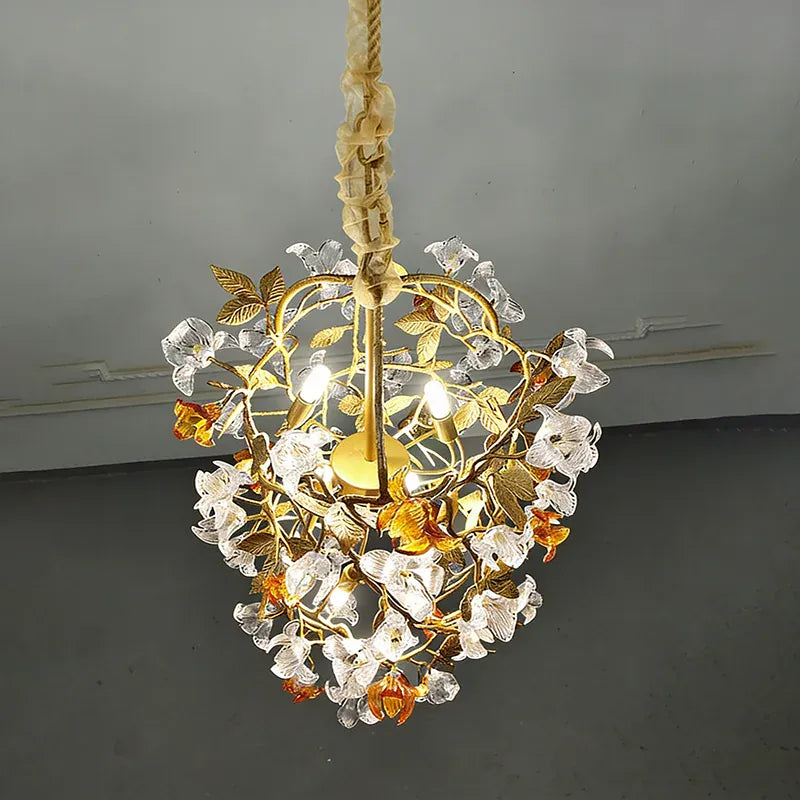 Astor Rustic Brass Pendant Light Modern Chandelier