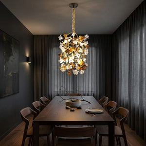 Astor Rustic Brass Pendant Light Modern Chandelier