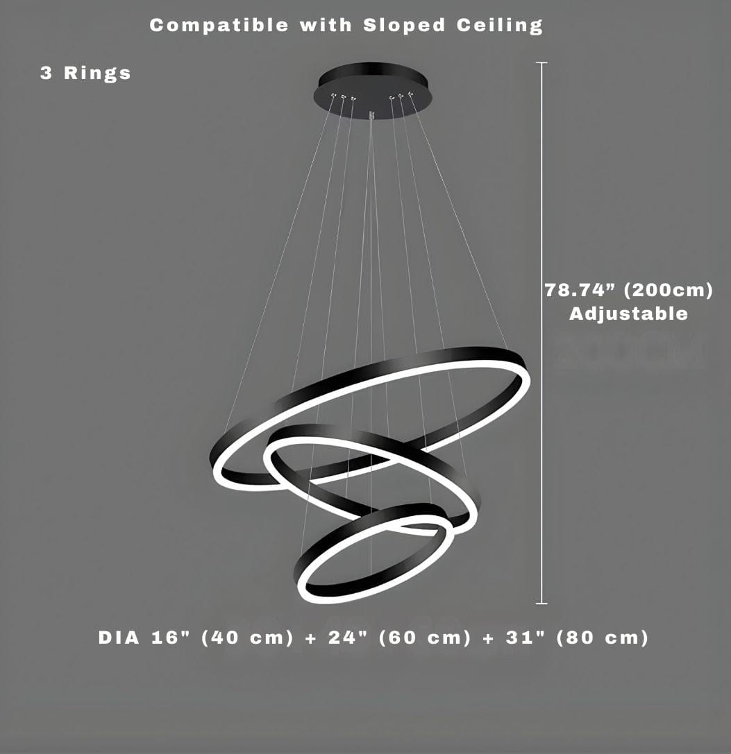 Asty Modern Ring Led Chandelier Modern Chandelier