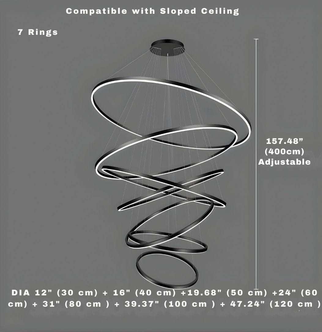 Asty Modern Ring Led Chandelier Modern Chandelier