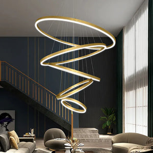 Asty Modern Ring Led Chandelier Modern Chandelier