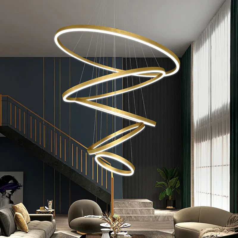 Asty Modern Ring Led Chandelier Modern Chandelier