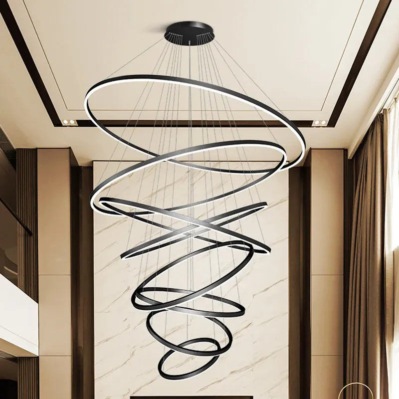 Asty Modern Ring Led Chandelier Modern Chandelier