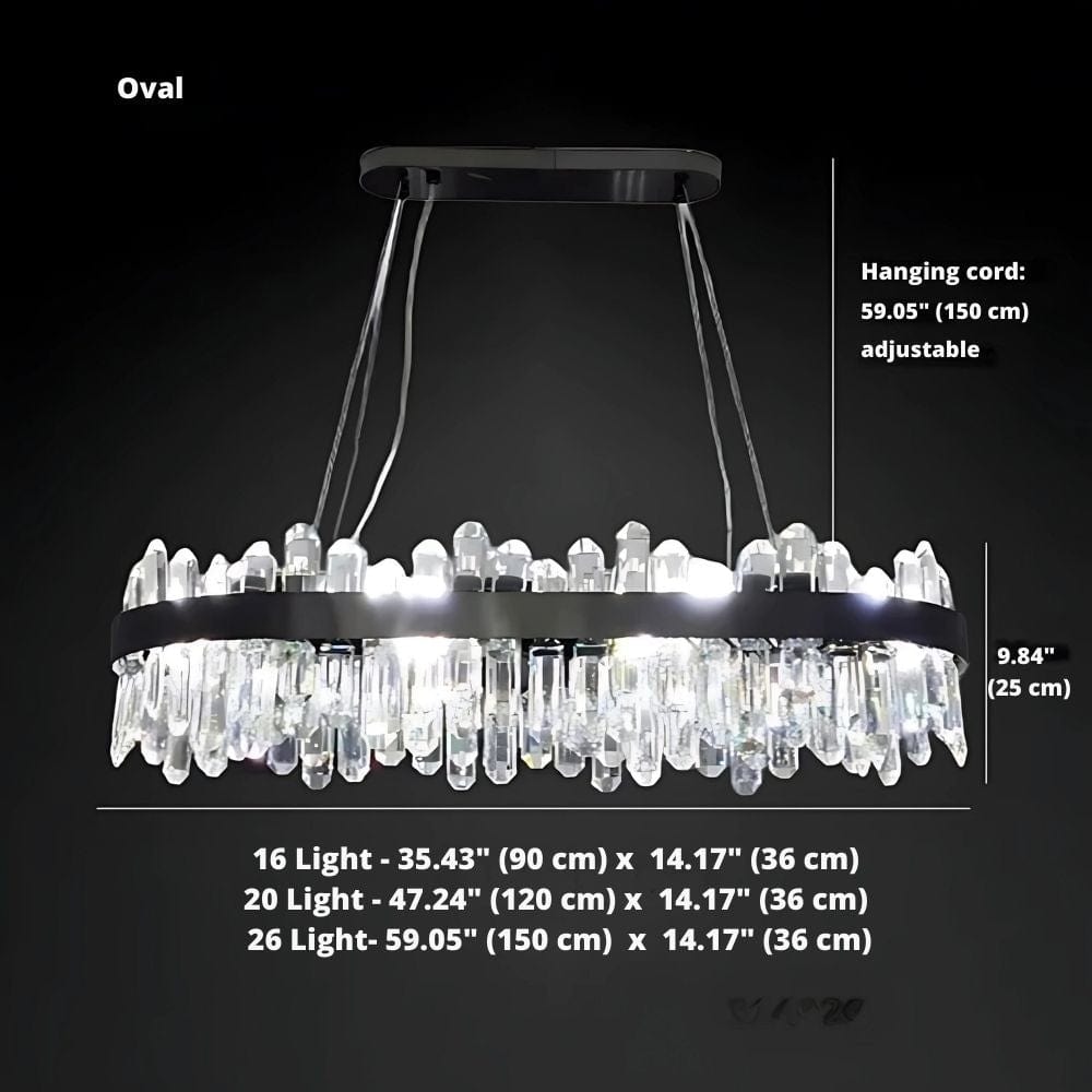 Aubrey Luxury Crystal Chandelier Modern Chandelier