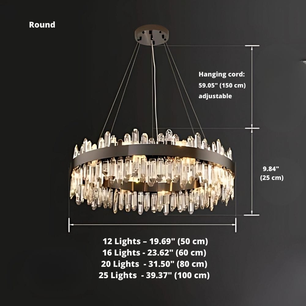 Aubrey Luxury Crystal Chandelier Modern Chandelier