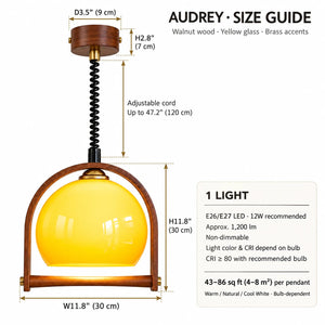 Audrey Retractable Pendant Light Modern Chandelier