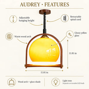 Audrey Retractable Pendant Light Modern Chandelier