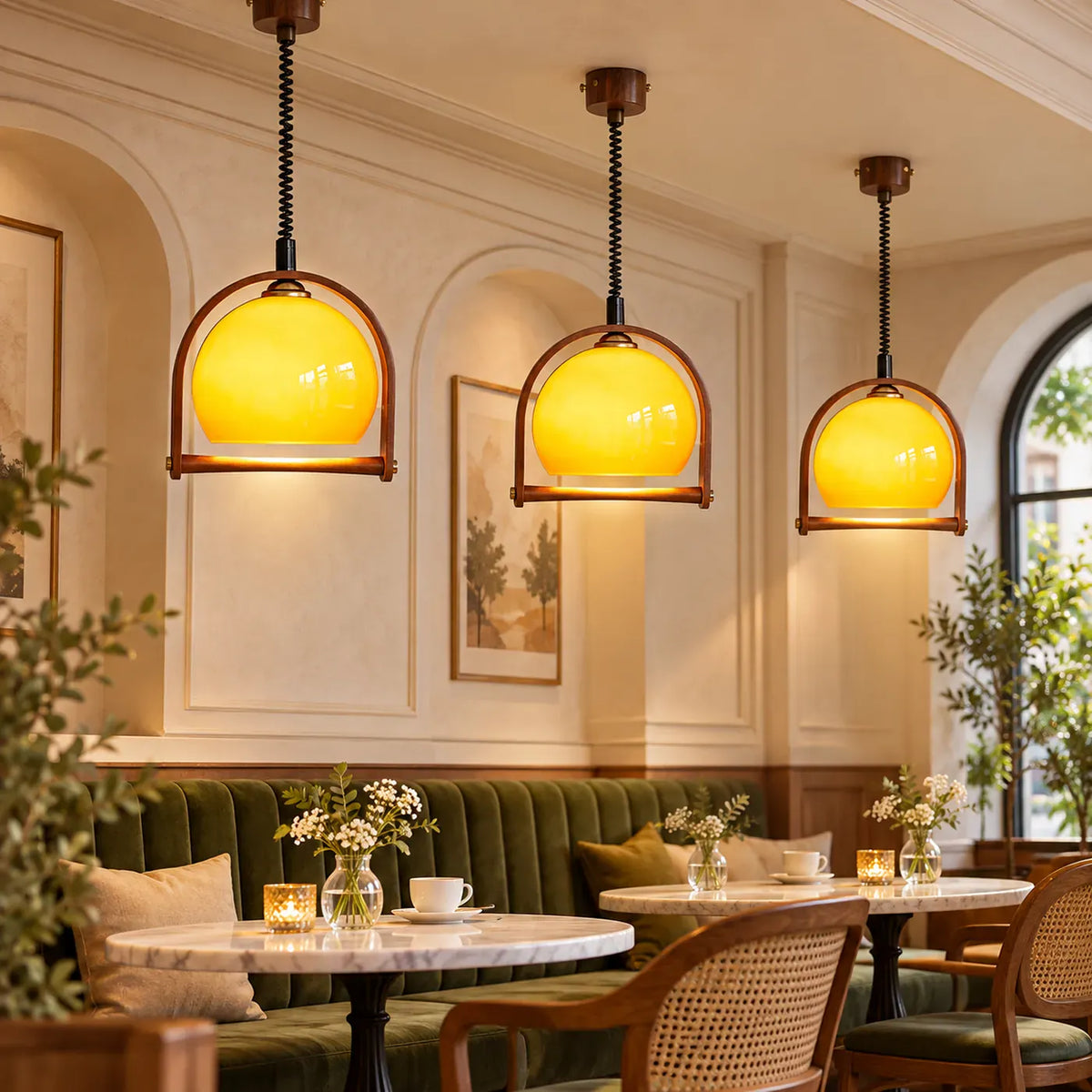 Audrey Retractable Pendant Light Modern Chandelier