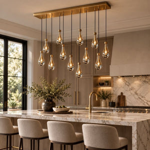 Aura Modern Copper Chandelier Modern Chandelier