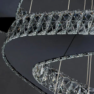 Aureli Crystal Spiral Chandelier Modern Chandelier
