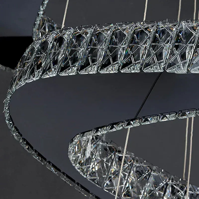 Aureli Crystal Spiral Chandelier Modern Chandelier
