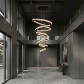 Aureli Crystal Spiral Chandelier Modern Chandelier