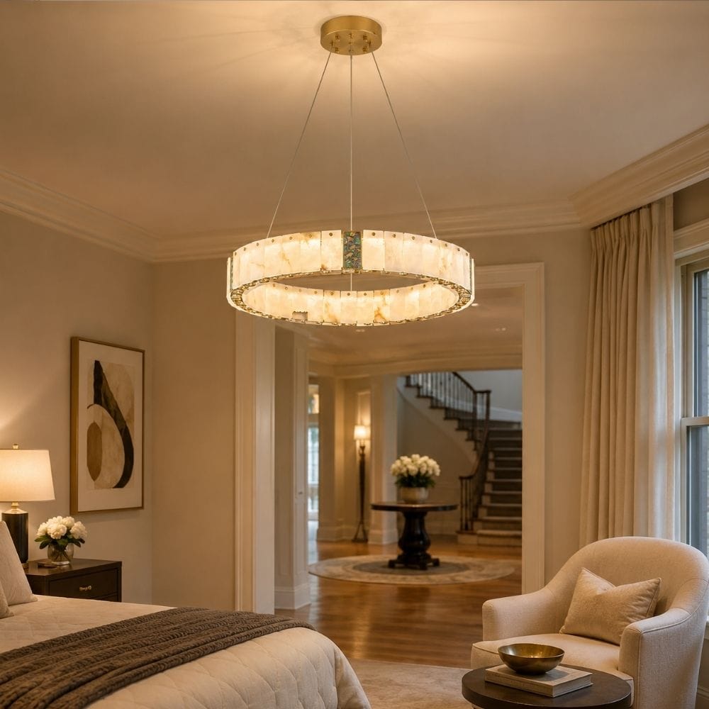 Aurelle Contemporary Round Chandelier Modern Chandelier