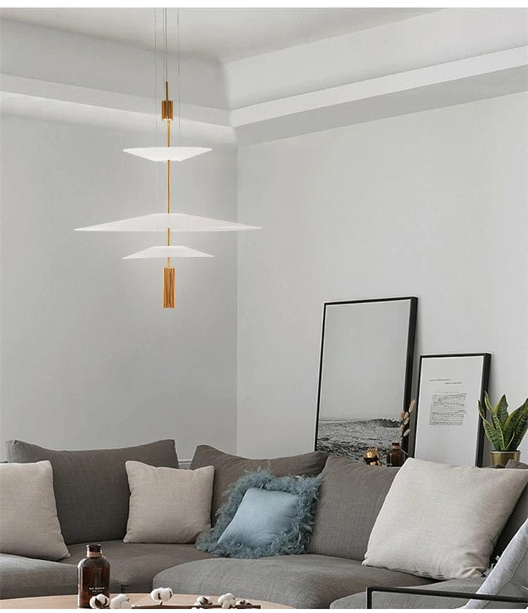 Aurora Modern Led Pendant Light Gold / Small / Warm White 3000K Modern Chandelier