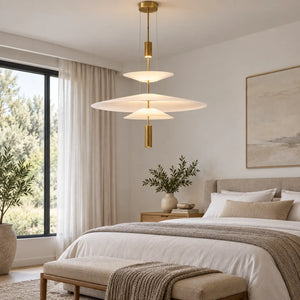 Aurora Modern Led Pendant Light White / Medium / Warm White 3000K Modern Chandelier