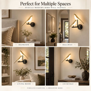 Avielle Modern Bird Wall Sconce Modern Chandelier