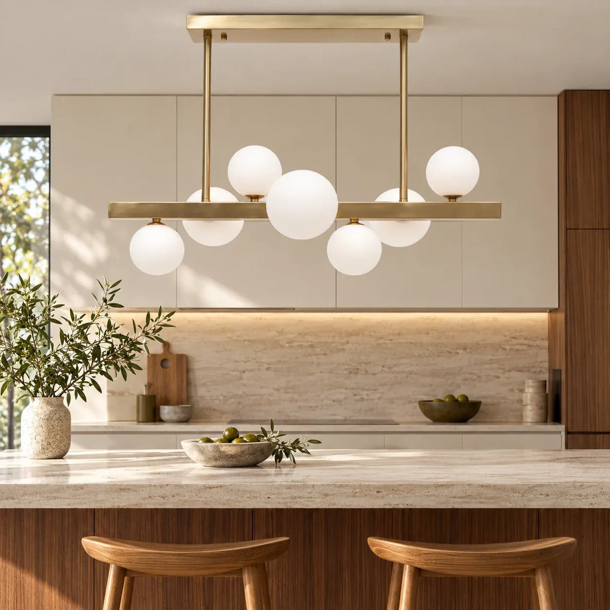 Ay Modern Linear Kitchen Island Light Modern Chandelier
