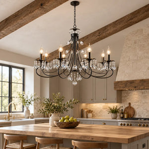 Black Wrought Iron Chandelier Modern Chandelier