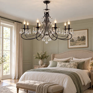 Black Wrought Iron Chandelier Modern Chandelier
