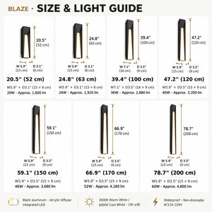 Blaze Black Outdoor Wall Lamp Modern Chandelier