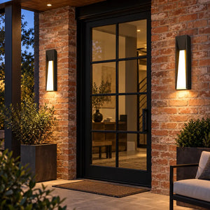 Blaze Black Outdoor Wall Lamp Modern Chandelier