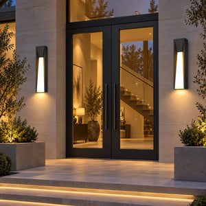 Blaze Black Outdoor Wall Lamp Modern Chandelier