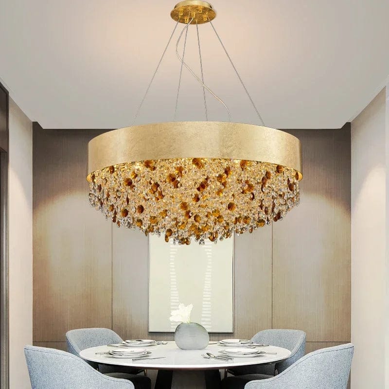 Bray Modern Gold Crystal Chandelier Modern Chandelier