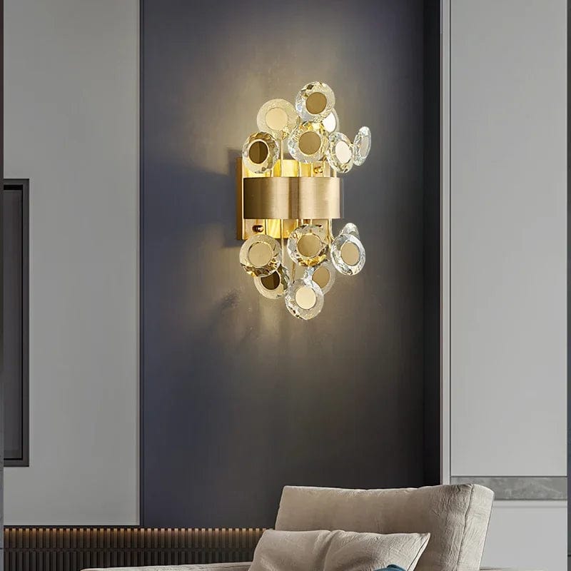 Bryce Led Crystal Wall Sconce Modern Chandelier